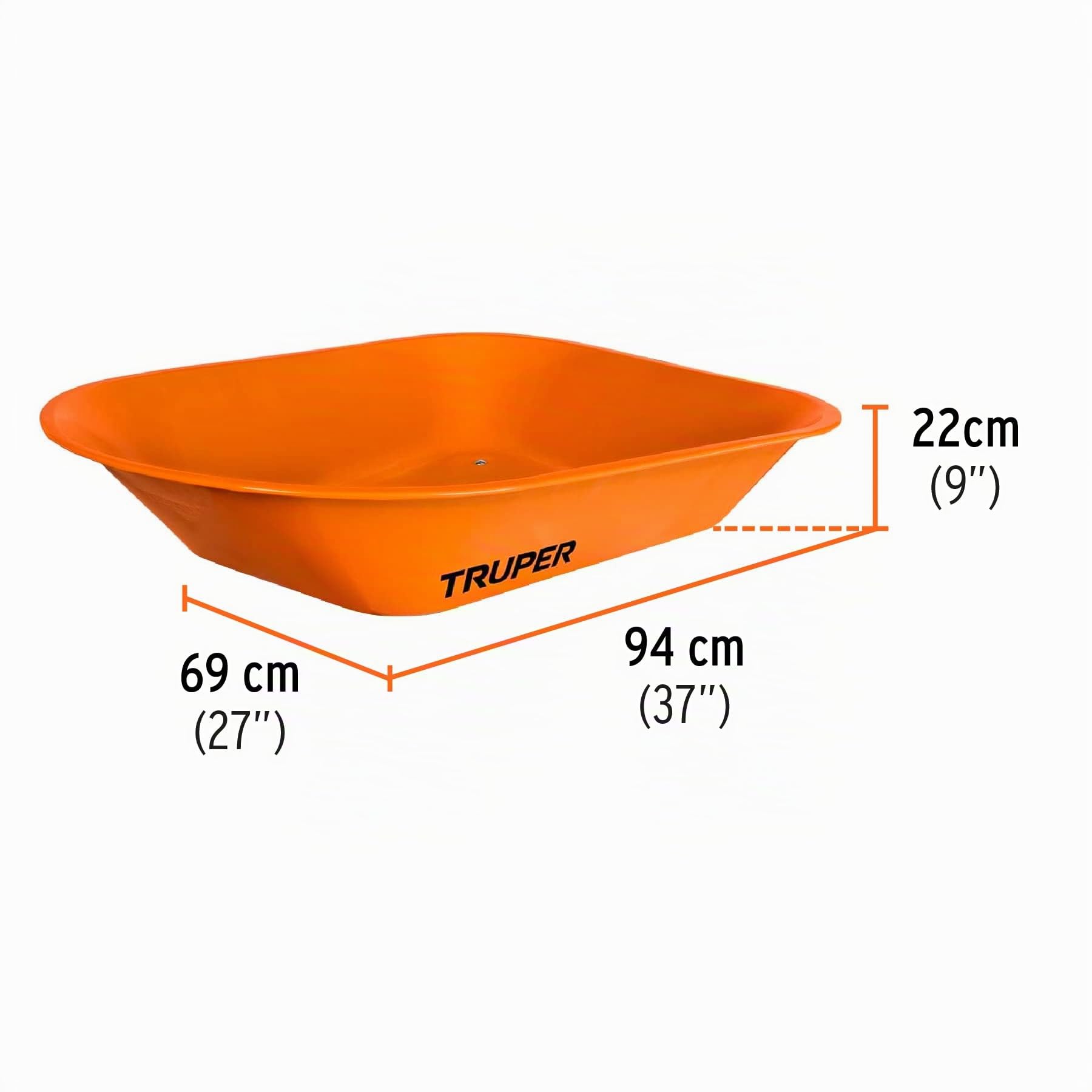 Carretilla con llanta neumática - 65 l
