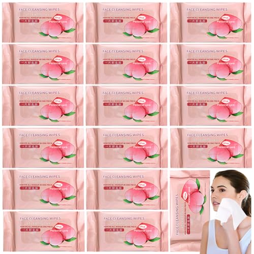 Paquete de 25 toallitas desechables de lujo envueltas individualmente, toallitas húmedas para limpieza facial; toallitas multiusos para manos y rostro; toallitas húmedas de viaje para exteriores,