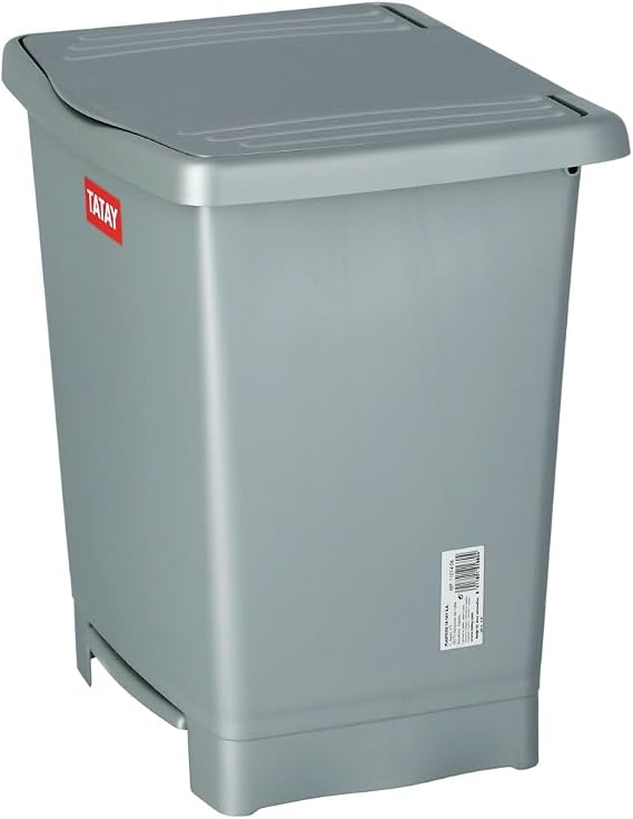 Tatay Millennium Pedal Dustbin, Grey