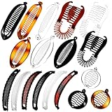 BIUDECO 18 Bananen-haarnadeln Vintage Hair Accessoires Styling Bananenkamm Vintage Bananenclip...