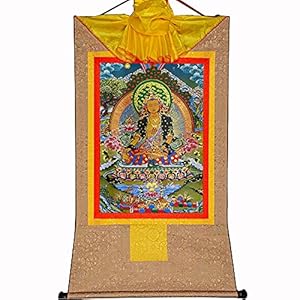 Gandhanra Ksitigarbha Thangka Tibetische Wandbehang