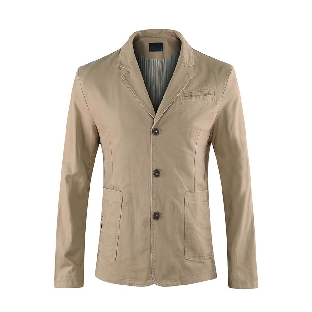 Allthemen Blouson Homme Veste Jacket Slim Blazer Veston Casual