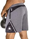 Anthem Athletics Isoflex - Pantalones cortos de entrenamiento cruzado para hombre de 5 pulgadas, 7 pulgadas, 9 pulgadas, Gris jaspeado con línea Camo G2, XXX-Large