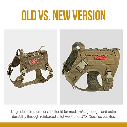 Onetigris TG-GBX03 Tactical Dog Harness - Fire Watcher Comfortable Patrol Vest  thumb #2