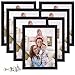 Giftgarden 8x10 Picture Frame Multi Photo Frames Set Wall or Tabletop Display, Black, 7 Pack