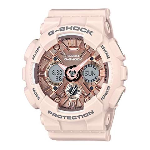 CASIO Women's G Shock Quartz Watch with Resin Strap Cover