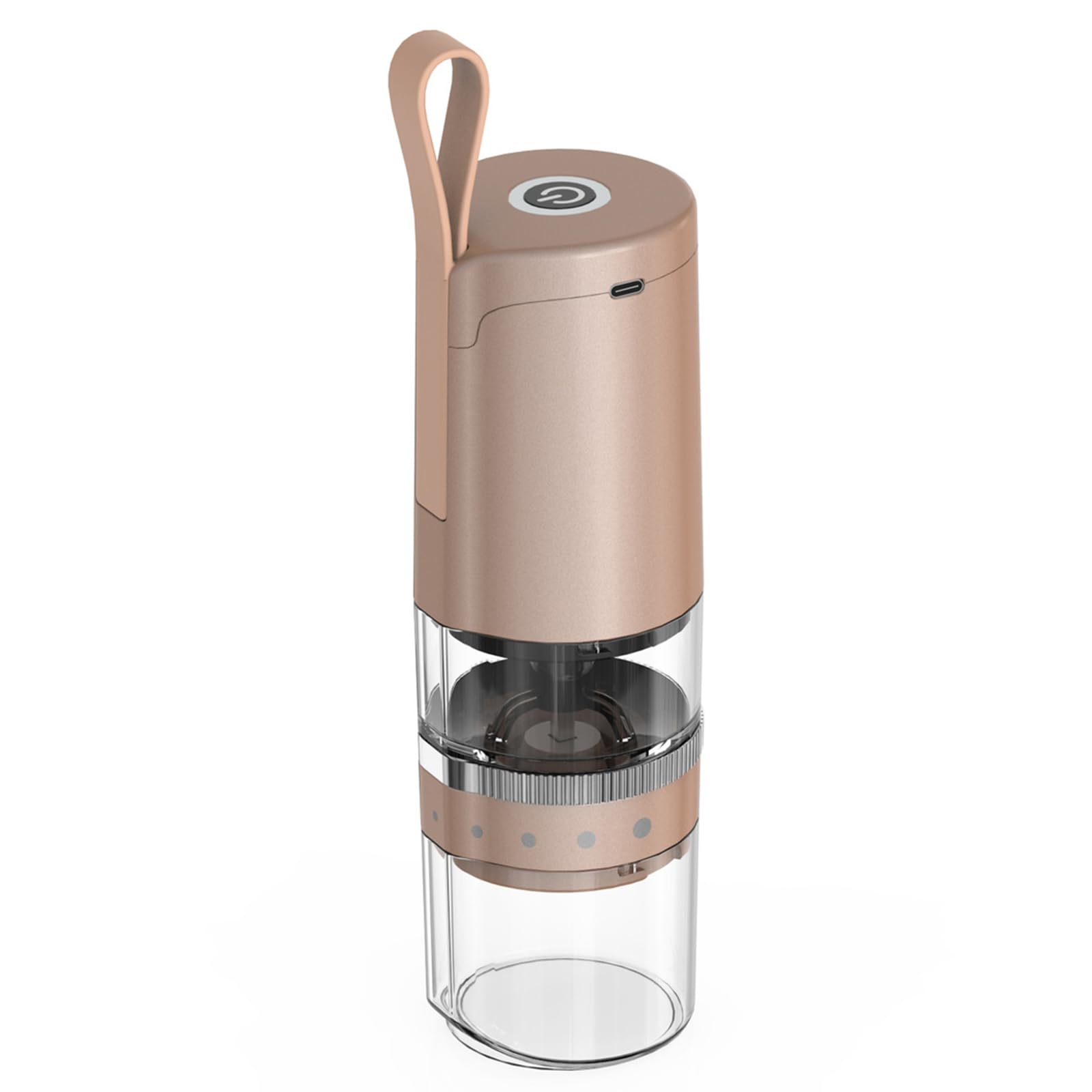 Tsophreniq Electric Coffee Grinder Adjustable Burr Mill Coffee Mill Compact Core Grinder Portable Rechargeable Grinders Grind Settings