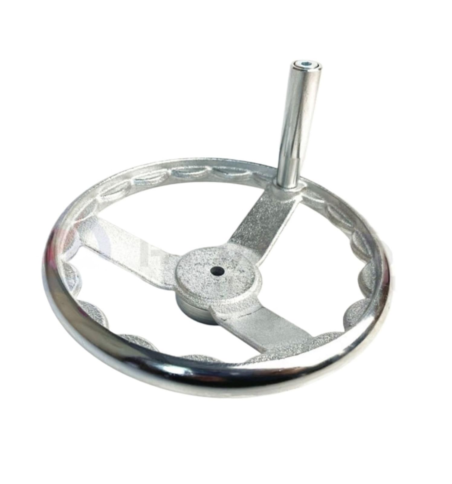 Volante de metal cromado para impresoras 3D y maquinaria de precisión