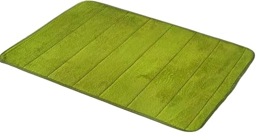 Alfombra antideslizante de Baño De Terciopelo Coral, Alfombra Antideslizante Resistente De Espuma Viscoelástica, Para Puerta De Entrada De Cocina,