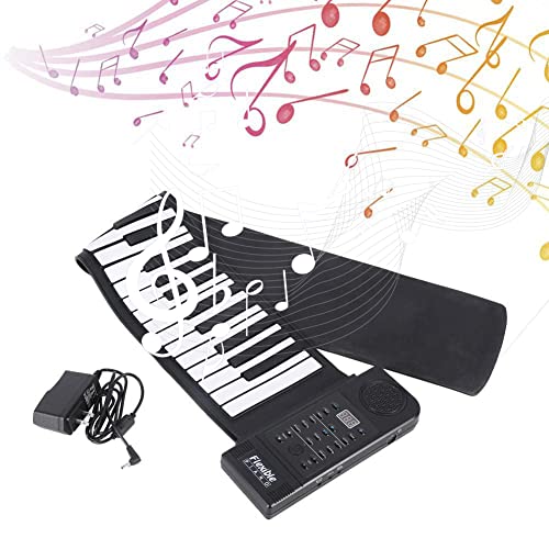 Sharainn Piano Portable de 61 Touches,Clavier de Piano 61 Touches,Piano Roll Up Pliable,Clavier de Piano 128 Sons (C3… - Les Beatles, Paul McCartney, John Lennon, RIngo Starr, George Harrison Sharainn Piano Portable de 61 Touches,Clavier de Piano 61 Touches,Piano Roll Up Pliable,Clavier de Piano 128 Sons (C3…