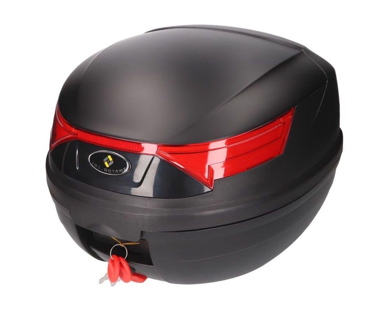 2EXTREME Top Case Koffer Evolution schwarz 32L mit Quick Release kompatibel für Roller, Scooter, universal