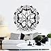 Life of Tree Wall Art Decalcomanie Mandala Albero Vinile Adesivo Da Parete Decorazione Casa Yoga Studio Albero Albero Muro Mandala Murales 80X81Cm