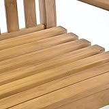 divero gartenstuhl massivholz sitzflaeche