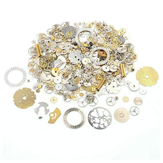 Metal Watch Old Parts Gears Wheels Steampunk Jewellery Altered Art Crafts Cogs Gears Crafts DIY-50g