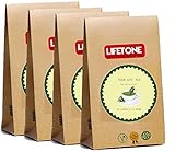 lifetone the tea for better life, NEEM Teebeutel | Mit 100% reinen Neemblättern mischen 80 Teebeutel | Neem-Blatt-Tee | Detox-Tee