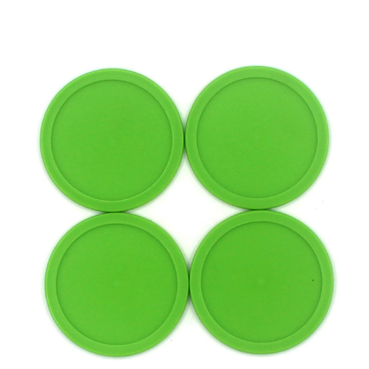 Mipcase Air Hockey 20pcs Ice Hockey Table Mini Pieces 64mm Air Puck Set for Accessories (Green)