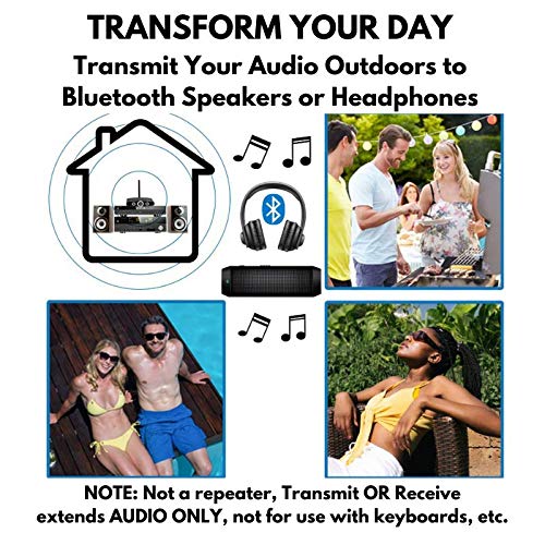 Miccus MHRTX-20-EU Long Range Bluetooth Transmitter Or Receiver, Audio Only thumb #3