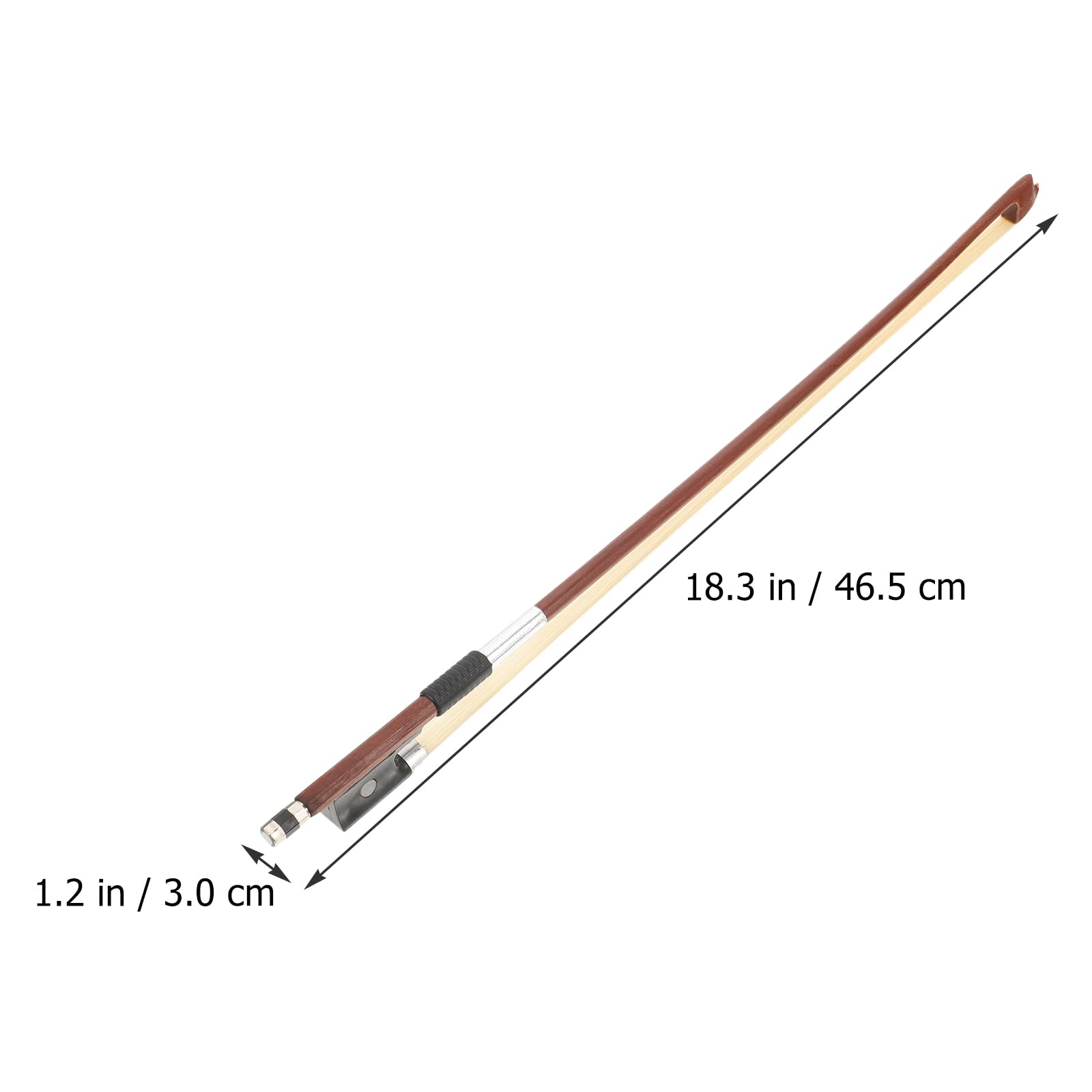 TOYANDONA Archet De Violon Archet De Guitare De Violon Professionnel En Bois De Remplacement De En Bois De De Bien Équilibré Pour La