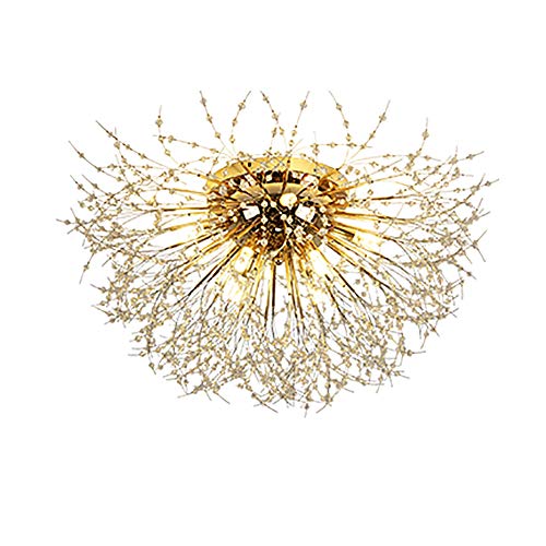 Plafonnier en cristal moderne pour sublimer un salon sombre