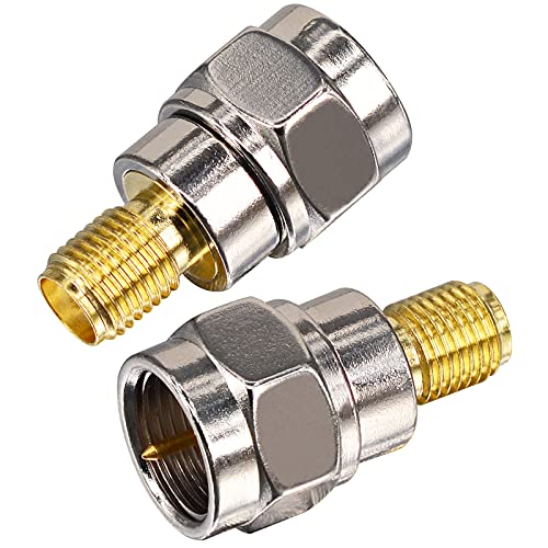 Adaptador onelinkmore F macho a SMA hembra coaxial pack 2 miniatura 5