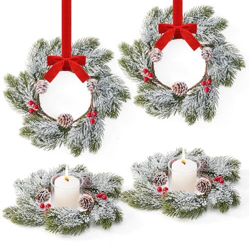Worthyeah Mini Christmas Wreaths