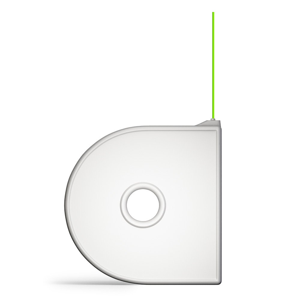 Cubify 380156 Cube 3D Printer Cartridge - PLA Glow in the Dark Green