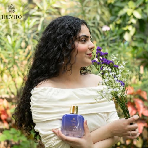 Image of TREVITO Bliss Luxury Perfume for Women 100ml | Premium Long Lasting Eau de Parfum | Ambery Fougere Fragrance | Skin Friendly Scent I Perfect for Office, Gym & Daily Wear