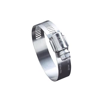 Ideal Tridon 6488051#88 Stainless Steel Worm Drive Clamp with 410 Stainless Steel Screw 64 Series, 4" to 6" Diameter, 9/16" W Pack of 10