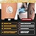 Skin Grip Adhesive Patches Compatible with Dexcom G7 & Stelo CGM with Cutout – Waterproof & Sweatproof Cover for Continuous Glucose Monitor Sensor, Stays Secure for 10-15 Days – 20 Pack, Clear
