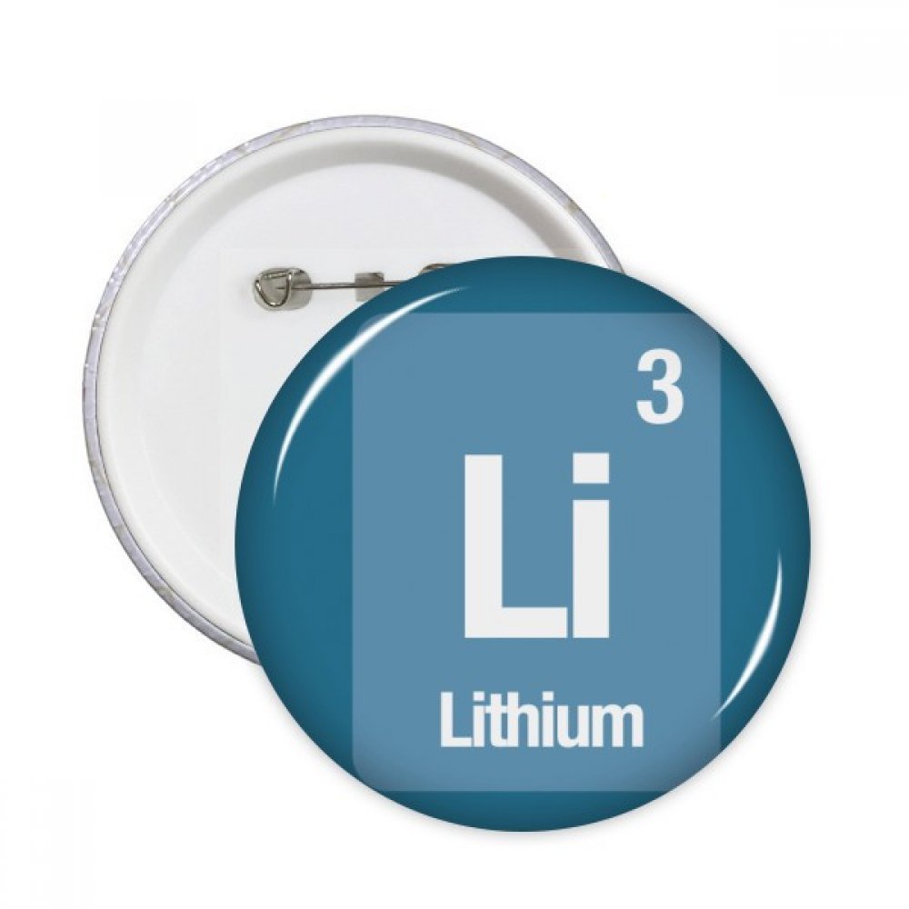 Pins Li Lithium badge science multicolore vêtement et décoration
