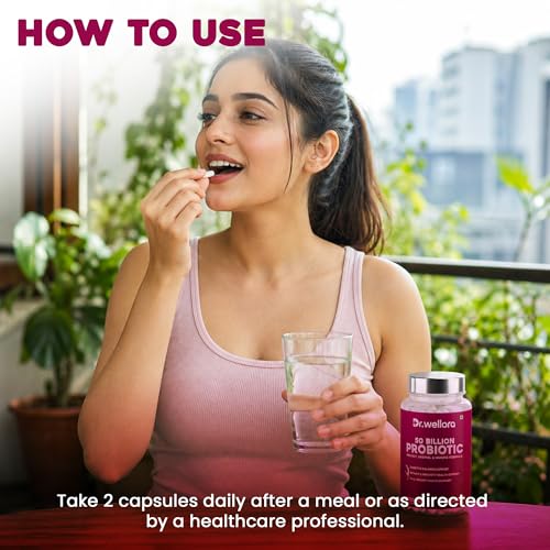 Image of Women's Probiotic 50 Billion CFU Capsules | Pre & Probiotics with Cranberry & D-Mannose | Gut, Vaginal & Urinary Health Support | pH Balance & Immunity Formula | 180 Veg Capsules