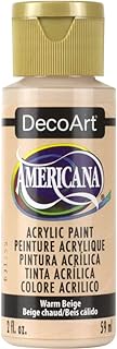 DecoArt Americana Acrylic Paint, 2-Ounce, Warm Beige