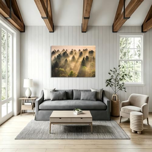 Cuadro de paisaje de montaña minimalista para decorar salones modernos, 30x42cm 2