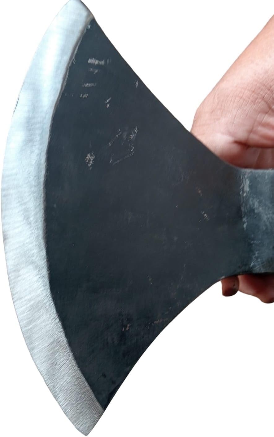 Viking Axe Blade Forged Camping Axe, High Carbon Steel EN 45 Sharp Blade Viking Bearded Nordic, Handmade Camping Axe Hatchet-Norse Axe, Tomahawk Vikings Bearded A04 Axe AZHAN STEEL CRAFT