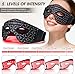 Red Light Therapy Eye Mask, Under Eye Red Light Mask,Good for Smoothing Puffiness Wrinkles Fine Lines,Suitable for Women and Man Effective Eyes Skin at Home or Trip