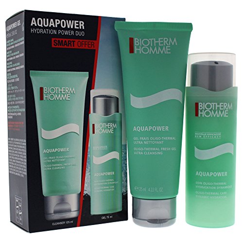 Preisvergleich Produktbild Biotherm Homme Aquapower Gift Set 75ml Face Gel + 125ml Face Cleanser