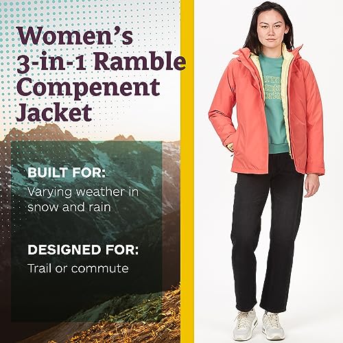 MARMOT Women's Ramble 3-in-1 Component Jacket - Recycled Waterproof Shell with Hood and Removable Insulated Thermal R Liner2