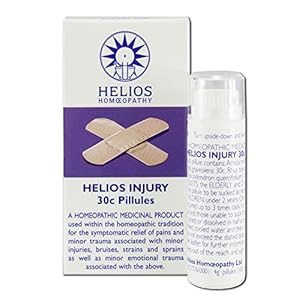 KATIX Helios Homoeopathy Helios Injury Pillules – Homeopathic Tablet Remedy – 4g Pack of 1 – 11.5g, 15mm x 15mm x 65mm – Organic, Non-Sterile