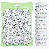 ARTDOT 800 PCS Letter Beads for Bracelets, 28 Styles Alphabet Beads Colorful Smiley Face Beads Heart Beads for Bracelets and Jewelry Making