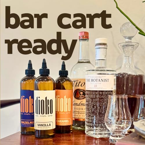 Image of Dioko Flavors Coffee Syrup Variety Pack, Vanilla Hazelnut Caramel, 12 Fl Oz Each, 3 Pack, Liquid Form