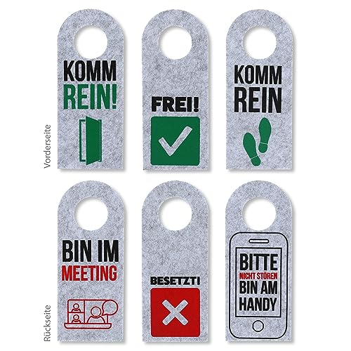 Merriway BH04680 U-förmige Türhänger Mit Holzknöpfen