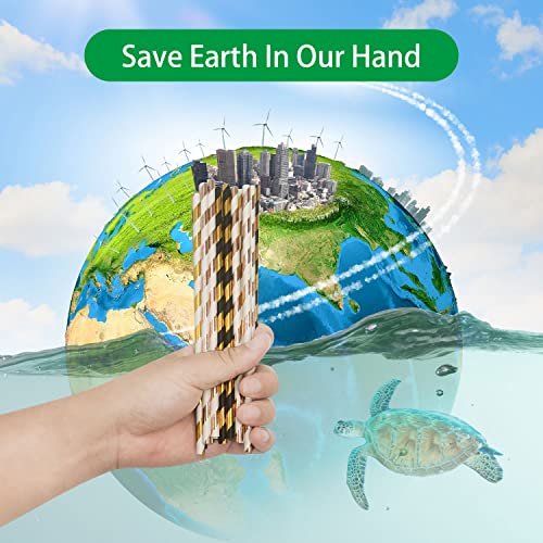 Glittering Metallic Gold Striped Paper Straws Disposable Party Decoration Straws, Clinquant Gold Straws Paper Bling Paper Straws For Wedding, Gold Sticks For Cake Pops In Birthday, Baby Shower #TOP4