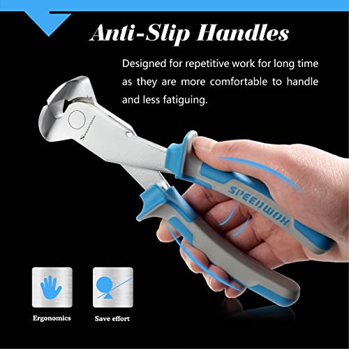 SPEEDWOX End Cutting Pliers 7 Inches Carpenter Pincer Wire Cutter Pilers End Nippers Pliers High Leverage Cutting Pliers Nail Remover Tool - Image 3