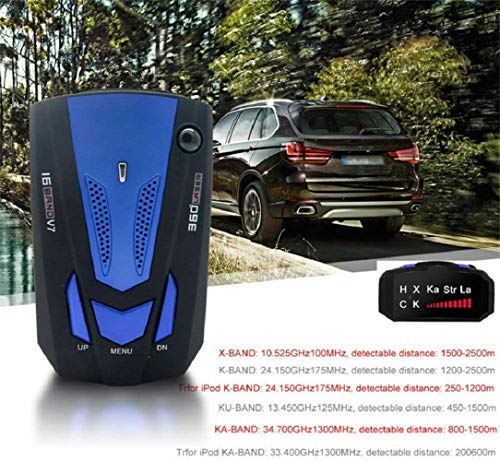 MASO New Car Speed Radar Detector 360 Degree V7 GPS Police Safe Voice Alert 16 Band - Image 5
