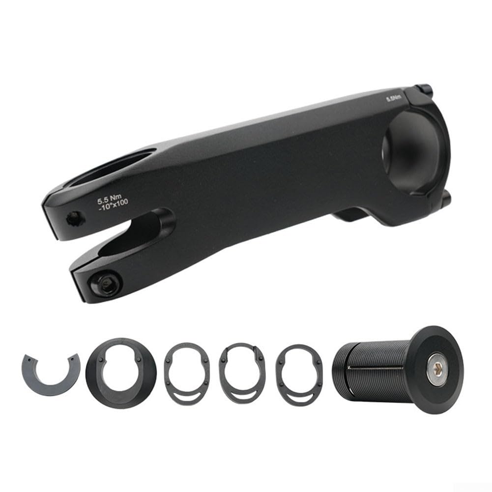 Attacco manubrio per bicicletta da 31,8 mm ± 10 gradi, in lega di alluminio, per mountain bike (100 mm)