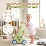 Wooden Baby Walker with Wheels, Baby Walker for Boys 6-12 Months Push Toy, Montessori Walking Toys for 1 Year Old Activity Center - Image 4