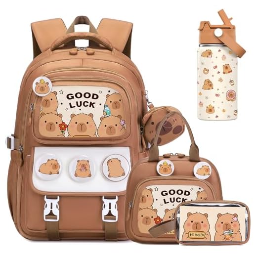 4-in-1 Similove Capybara Backpack Set