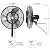 BILT HARD 20" Outdoor Wall Misting Fan, 3-Speed High Velocity Patio Fans for Outside, 80° Oscillation, Waterproof, Industrial Wall Mount Fan for Outdoor- UL Listed