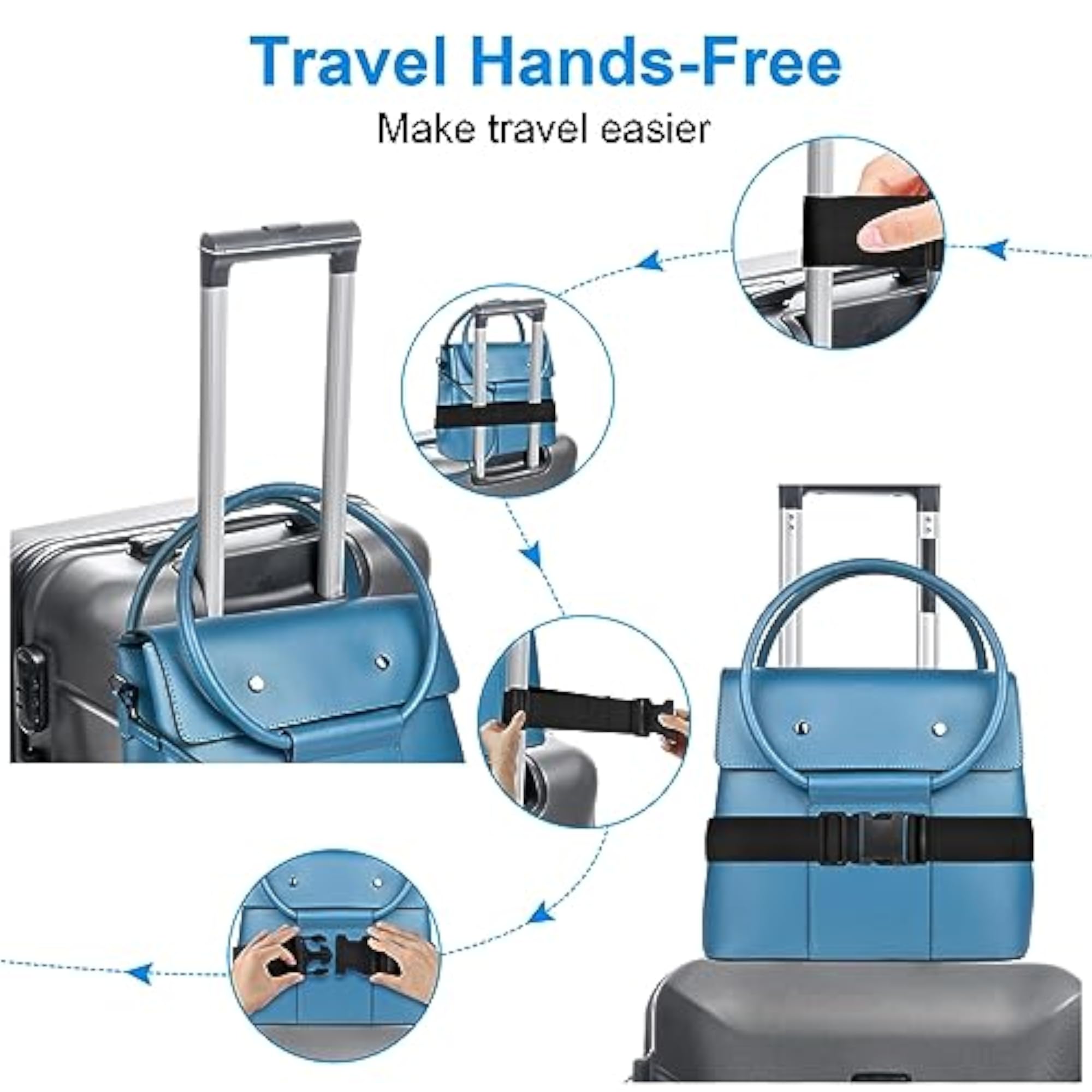 Luggage Straps Black