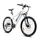 Eahora XC100 26 inch Electric Bike Electric Mountain Bicycle 7 Speed E-Bike 48V 14Ah Lithium Battery 350W Electric Commuting Bike for Adults 80 Miles Urban Power Assisted 23 MPH with Cruise Control